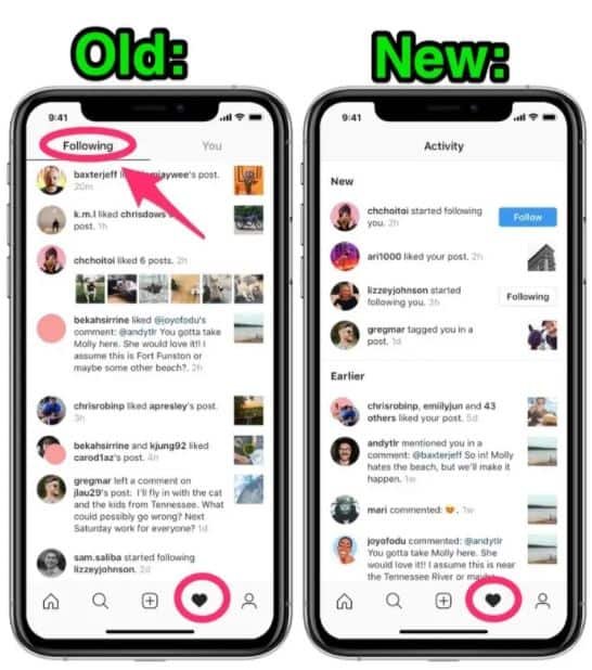 monitor Instagram activity