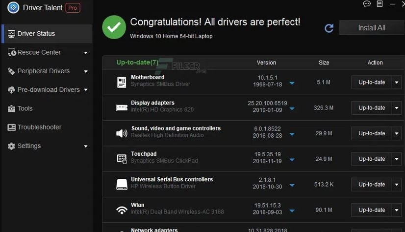download the new version for windows Driver Talent Pro 8.1.11.38