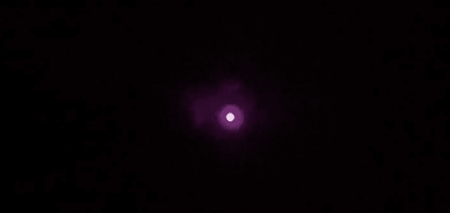 infrared purple light