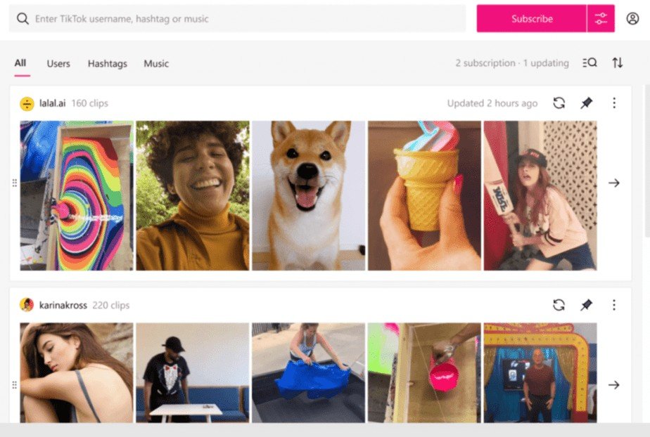 download all TikTok videos at once with 4K Tokkit