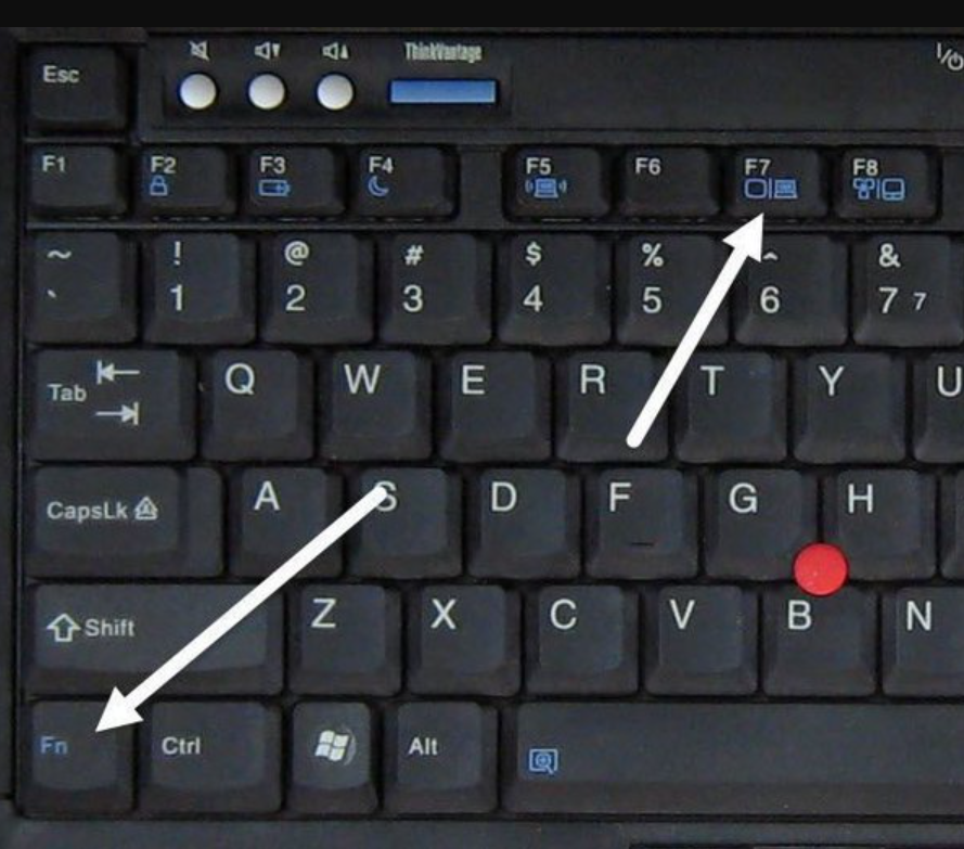 monitor key on laptop keyboard