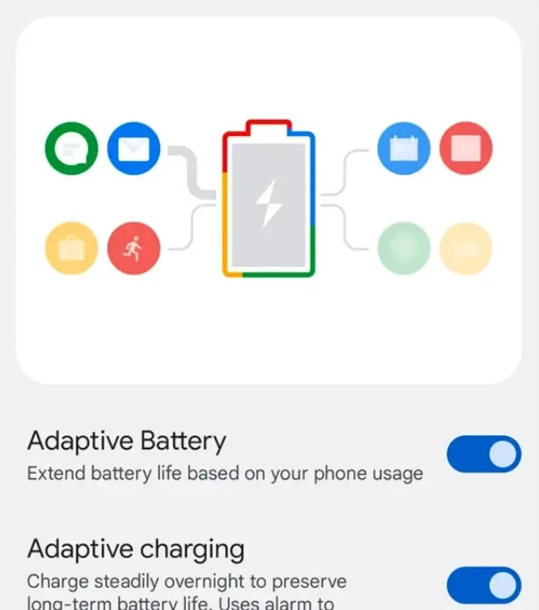adaptive battery feature