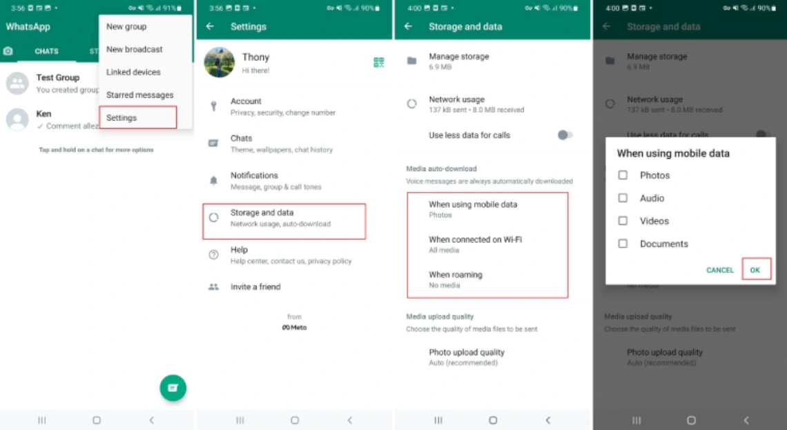 how to stop WhatsApp group photos from automatically saving to your device gallery
